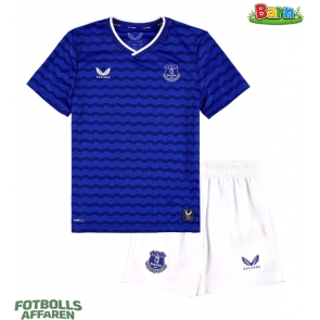 Everton Hemmaställ Barn 2025-26 Kortärmad (+ Korta byxor)